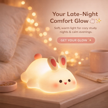 Bunny Glow Rechargeable Night Light for Loved Ones